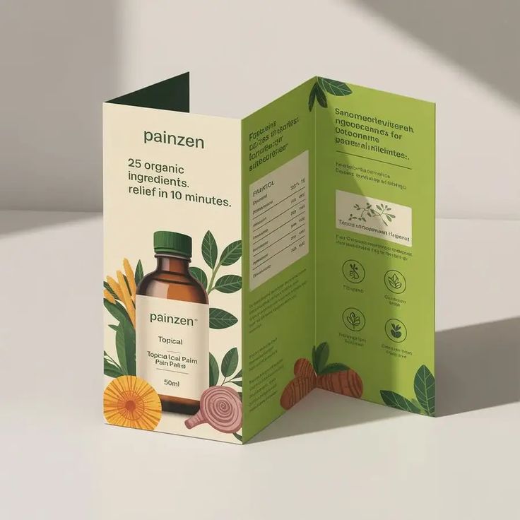 Tri-fold brochure generated in DIMA Media Studio