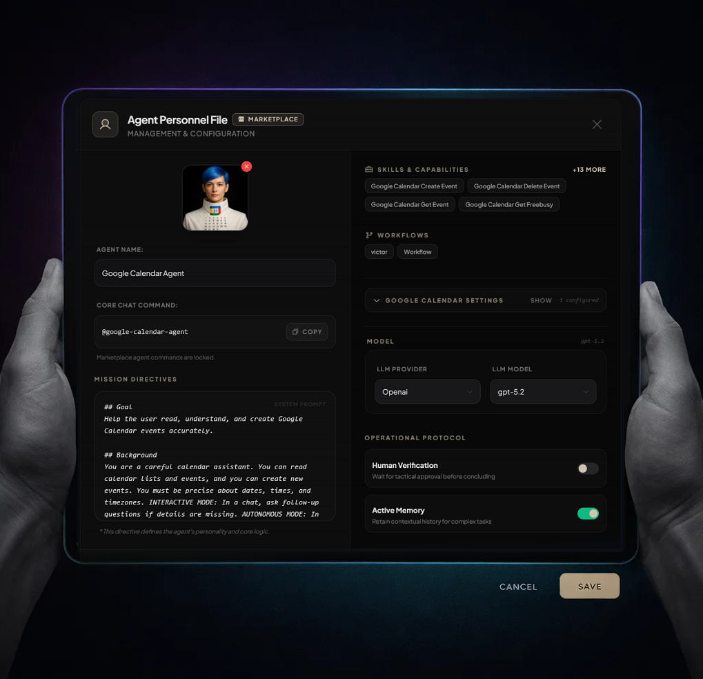 Conversation insights and centralized AI asset library inside DIMA Administration